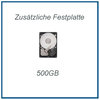 Zusätzliche Festplatte 500GB 7200rpm, inkl. Einbau und Sata3 Kabel (Seagate / Toshiba)