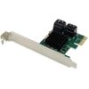 Einbau einer PCIe Card 4 Port SATA III PCIe Adapter